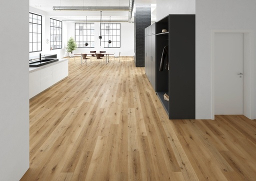 LVT Design 340 Click HDF 9,6mm 4271 Chalet Oak White 123,5x23,0cm | Pak à 1,70m² (1)