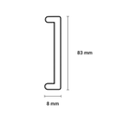 U-afdekprofiel 8/83 beton (2)