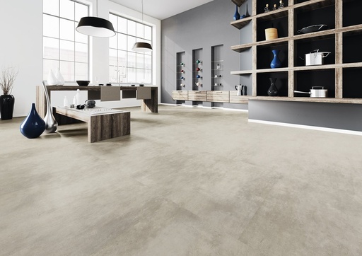 LVT Design 555 DB 5609 Patchy Concrete 914x914x2,5mm | Pak à 4,18m2 (1)