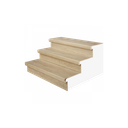 Zijde-afdekking 10x70 Hoogland eiken (50cm) (2)