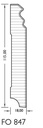 JOKA Plint MDF folie P#847 PROF. 18x115mm Wit WS16 2,40mtr (1)