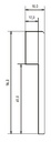 JOKA Renovatieplint MDF Folie 926F (o.a. overzetplint) 18x96x2400mm RAL9010 (1)