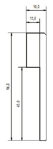 JOKA Renovatieplint MDF Folie 926F (o.a. overzetplint) 18x96x2400mm RAL9010 (1)