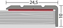 Hoekstrip 25x10 Goud ZKL 10x270cm - nr. 160 | 1602410270 (1)