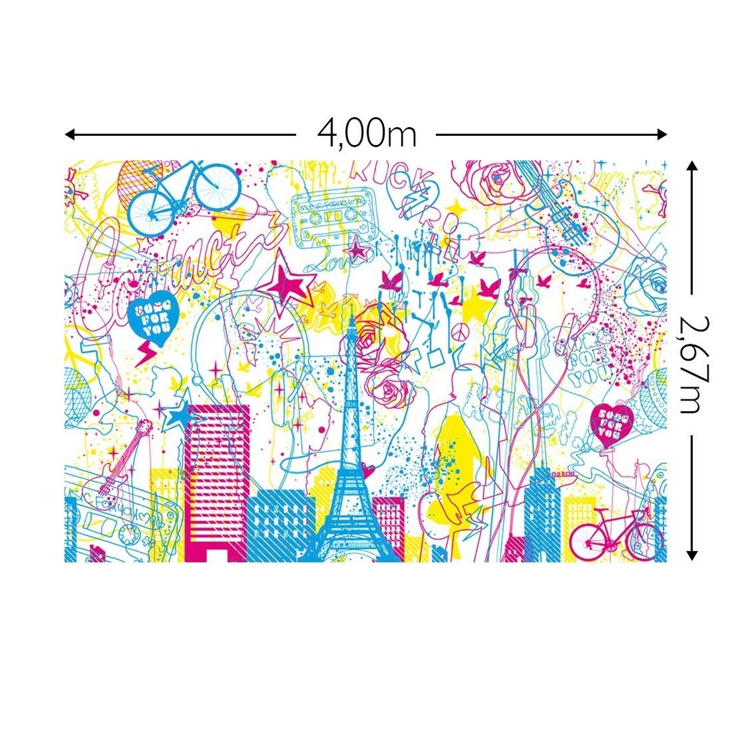 JOKA Fotobehang P201 400 cm br x 267 cm hg 200 grams vlies (1)