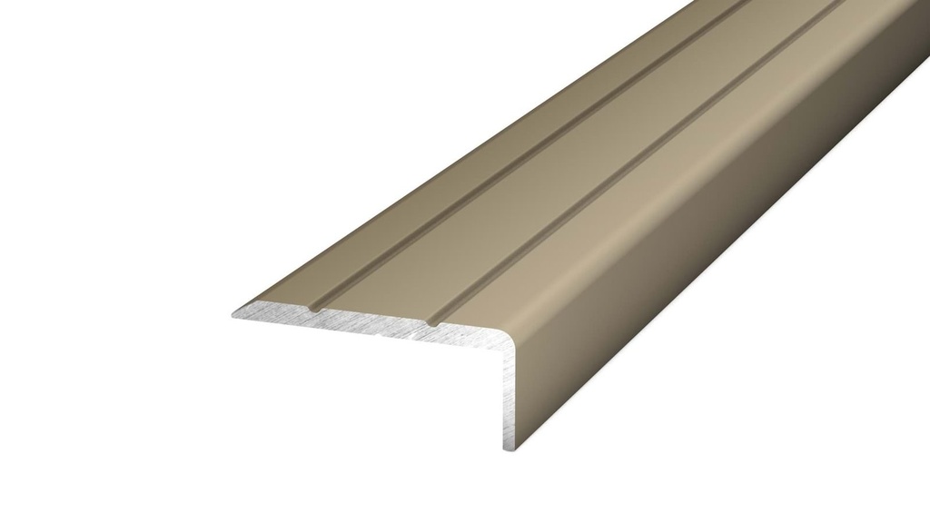 Hoekstrip 25x10 Edelstaal-Mat ZKL 10x300cm - nr. 160 | 1601414300 (1)