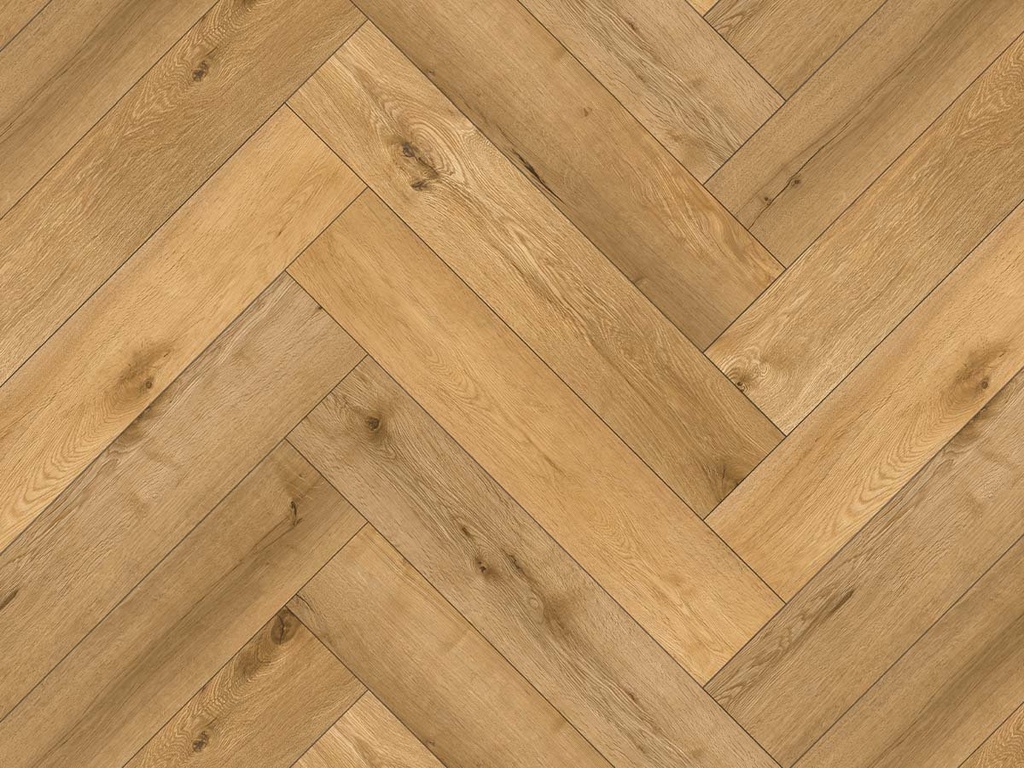 [GR-502-HB] Natural Oak Visgraat Click