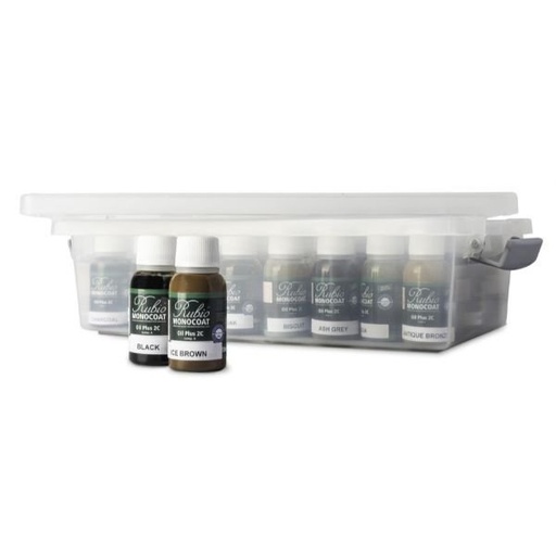 [PARRUBOX_020] Rubio Monocoat KleurenSet / Sample box 2C Comp A 20ml