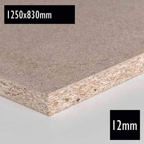 Spaanplaat 1250x830x12mm