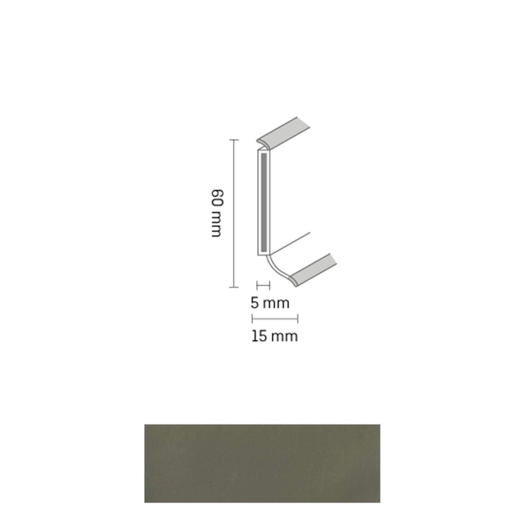 Döllken S 60 TOP HDF Kernplint 1245 Champagne 5,15mtr