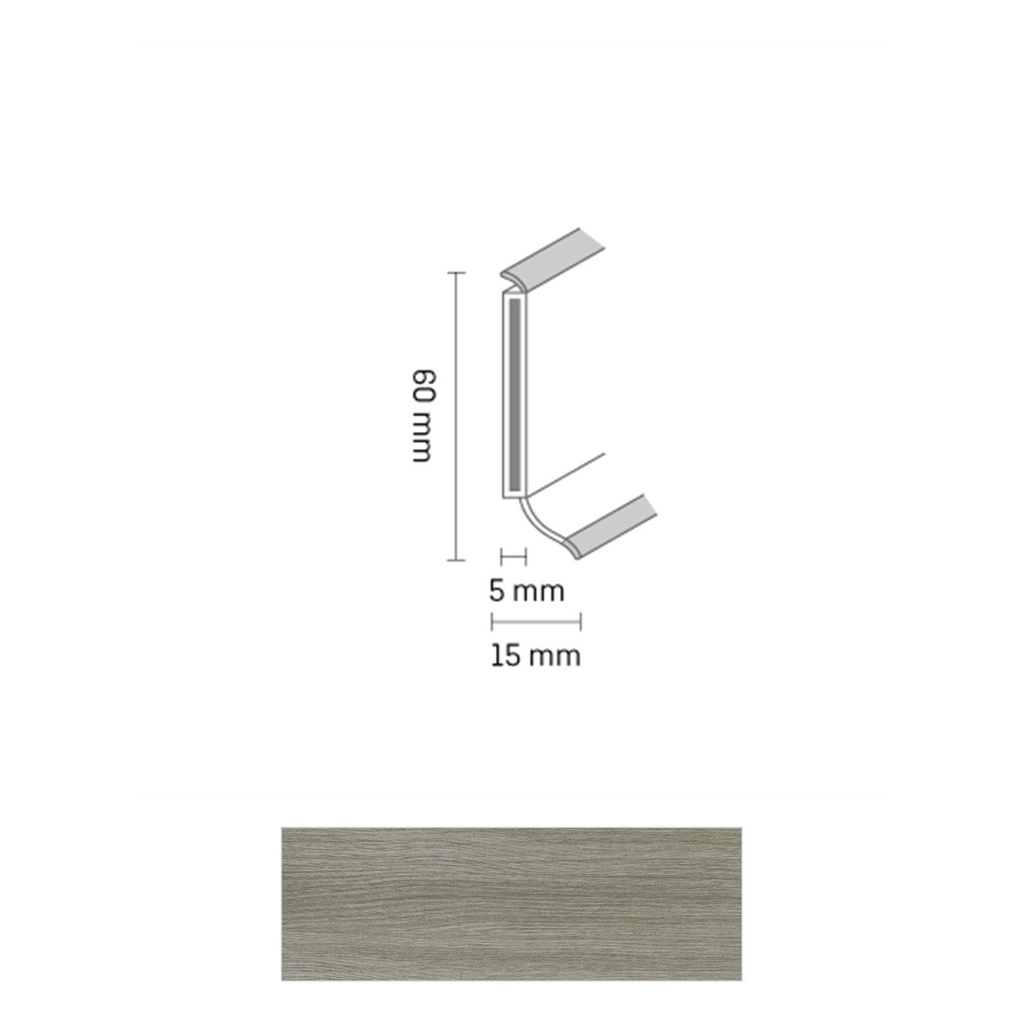 Döllken S 60 TOP HDF Kernplint 2574 Country Oak 5,15mtr