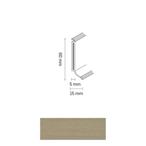 [ZUBSCHS60_2698] Döllken S 60 TOP HDF Kernplint 2698 Rustic Pinwarm 5,15mtr