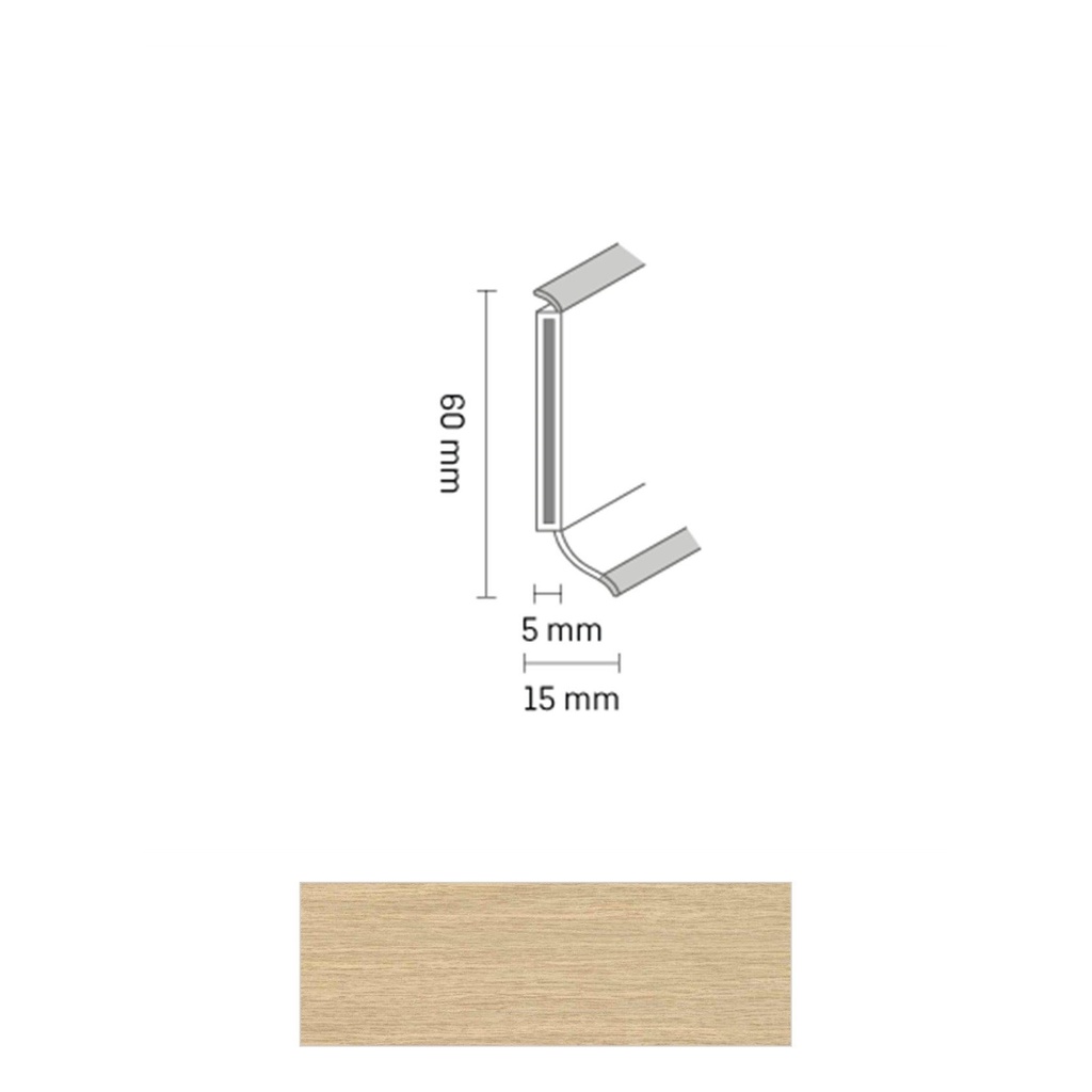 Döllken S 60 TOP HDF Kernplint 3483 Natural Place 5,15mtr