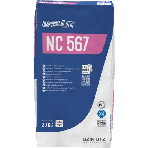 [KLEUNC567_20] UZIN NC567 FusionTec standaard vloeivloer 20kg