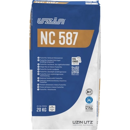 [KLEUNC587_20] UZIN NC587 FusionTec sneldrogende hoogwaardige vloeivloer 20kg
