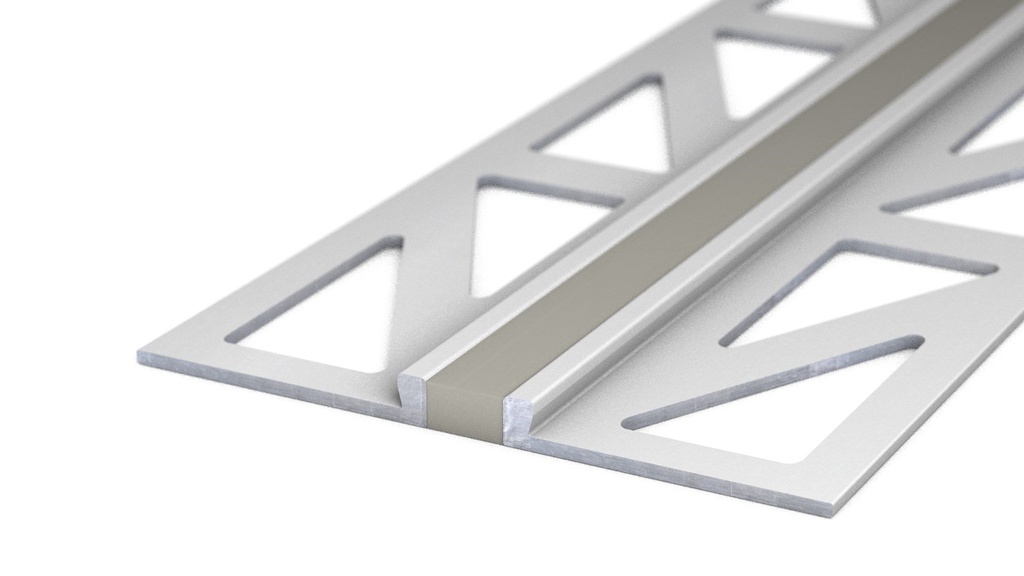 Voeg-/Dilatatieprofiel Aluminium 2,5 mm Grijs 300cm nr. 769 | 7692542300