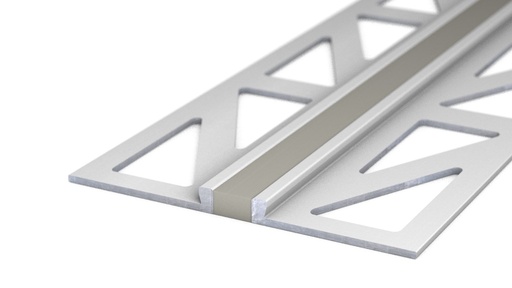 [7692542300] Voeg-/Dilatatieprofiel Aluminium 2,5 mm Grijs 300cm nr. 769 | 7692542300