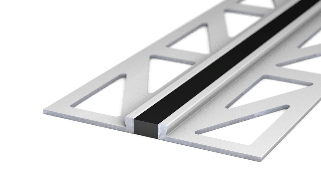 Voeg-/Dilatatieprofiel Aluminium 2,5 mm Zwart 300cm nr. 769 | 7692532300