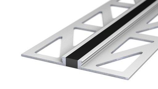 [7702532300] Voeg-/Dilatatieprofiel Aluminium 3 mm Zwart 300cm nr. 770 | 7702532300