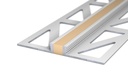 Voeg-/Dilatatieprofiel Aluminium 4,5 mm Beige 300cm nr. 771 | 7712541300