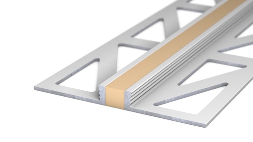 [7712541300] Voeg-/Dilatatieprofiel Aluminium 4,5 mm Beige 300cm nr. 771 | 7712541300