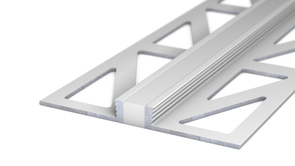 Voeg-/Dilatatieprofiel Aluminium 4,5 mm Zilvergrijs 300cm nr. 771 | 7712545300