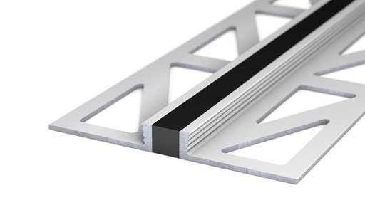 [7712532300] Voeg-/Dilatatieprofiel Aluminium 4,5 mm Zwart 300cm nr. 771 | 7712532300