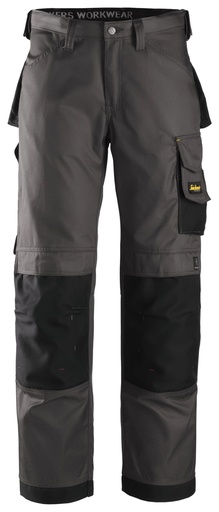 [693122150] Werkbroek 3312 gemeleerd grijs/zwart 7404 mt. 150