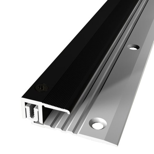 [287] Eindprofiel 287 6,5-16 mm alu zwart 2,7 m