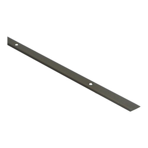 Eindprofiel PVC zilver 3,5x18mm 2,5mm 2,5m 356