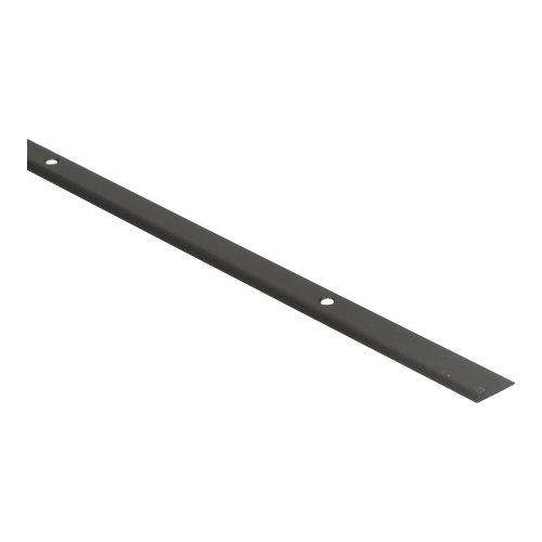 Eindprofiel PVC zilver 4x18mm 3mm 2,5m 357
