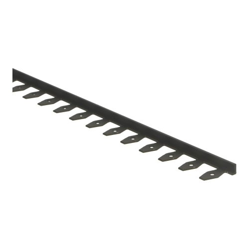 In-egaliseer eindprofiel PVC brons buigb. 7,5x22,5mm 6mm 2,5m 307
