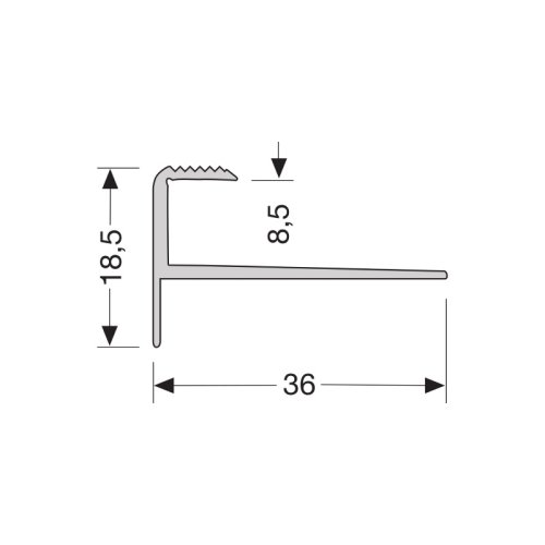 [810] Küberit 810 trapneus 8,5 mm F4 zilver
