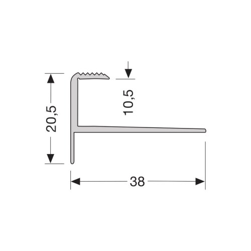 [811] Küberit 811 trapneus 10,5 mm F4 zilver