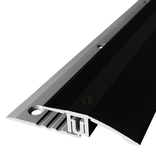 [486] Overgangsprofiel alu zwart 7-15mm 44x40mm 2,7m 486