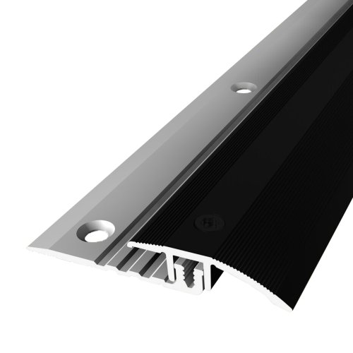 Overgangsprofiel PVC zilver klik 4-9,5mm 33x40mm 1m 376