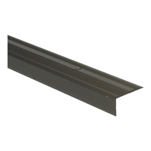 Trapneusprofiel 43x23mm zilver grof antislip