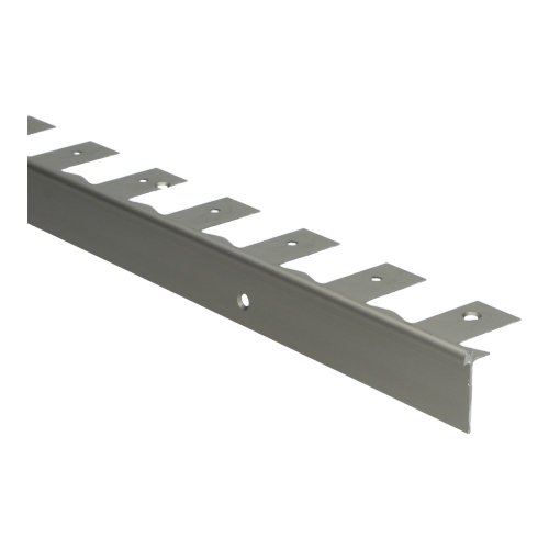 [871 EB] Trapneusprofiel PVC RVS buigbaar 30x40mm tot 3mm 2,5m 871EB