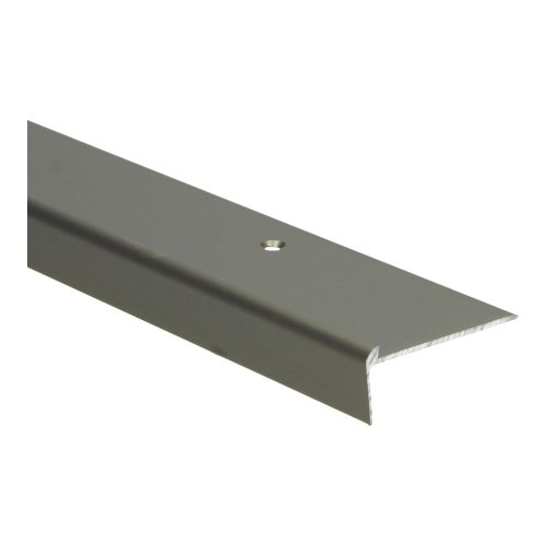 [860] Trapneusprofiel PVC zilver 15mm tbv 3 mm 2,5m 860