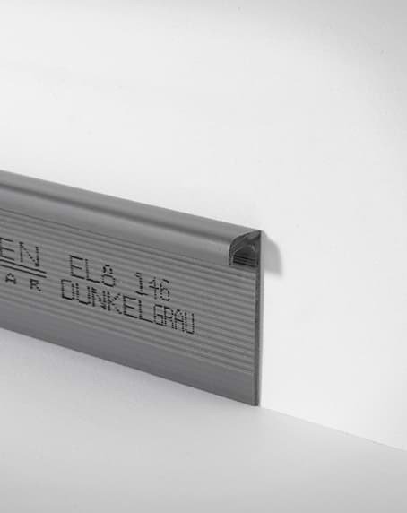 Open trapstrip 8mm Donker grijs 0146 EL8 (25x400cm)