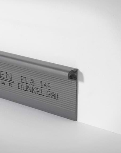 [223010146] Open trapstrip 8mm Donker grijs 0146 EL8 (25x400cm)