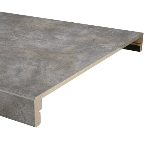 [72199] K-Stairs Dubbeltrede PP Beton Grijs Gepolijst 115cm