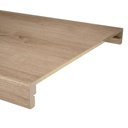K-Stairs Dubbeltrede PP Ebro Eiken Asgrijs 138cm