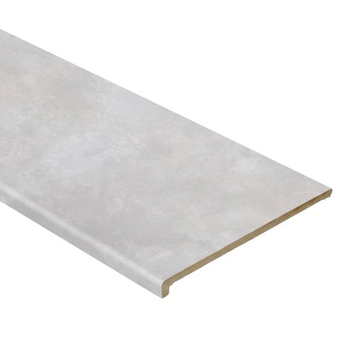 [72222] K-Stairs Hoekprofiel 8x100mm Beton Lichtgrijs Gepolijst 2,7m