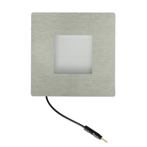 K-stairs LED wandlamp helderwit vierk. RVS
