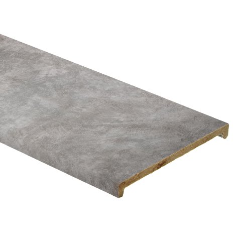 K-Stairs U-afdekprofiel 8x83mm Beton Grijs Gepolijst 2,7m