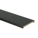 U-afdekprofiel 8/68 zwart RAL 9005