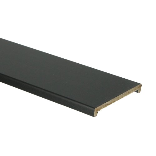 [70618] U-afdekprofiel 8/68 zwart RAL 9005
