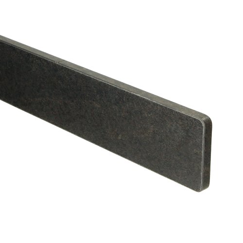 Zijde-afdekking 10x70 Zwart staal (50 cm)