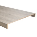 Dubbeltreden Bussoleno Eik Grijs 181x61cm